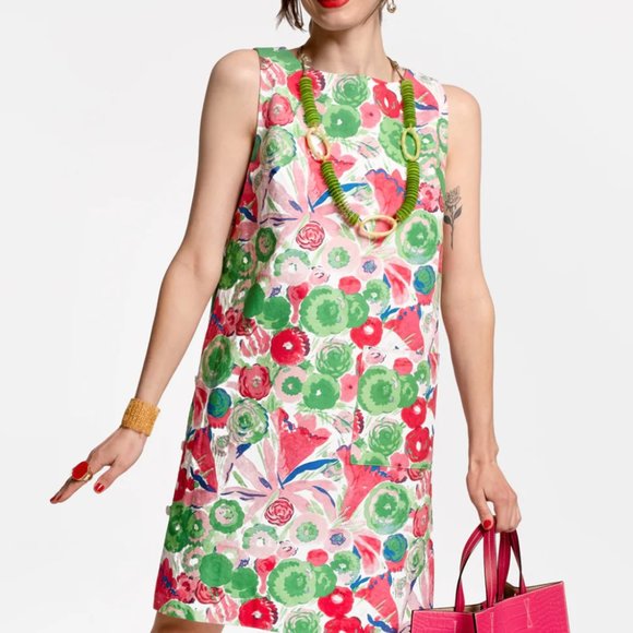 Frances Valentine Dresses & Skirts - NWT Frances Valentine Trumpet Floral Shift Dress-Size M